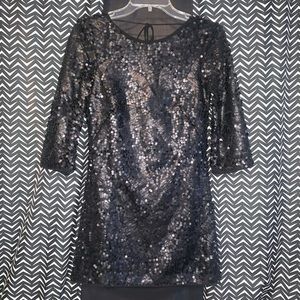 H&M Sequined Mini Dress
